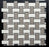Basketweave Coffee Kitchen Backsplash Tiles