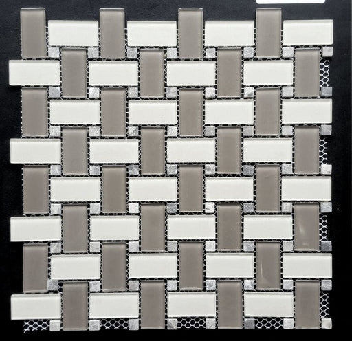 Basketweave Coffee Kitchen Backsplash Tiles