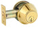 DEAD BOLT LOCK POLISHED BRASS