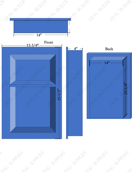 ARISTON WHITE SHOWER NICHE