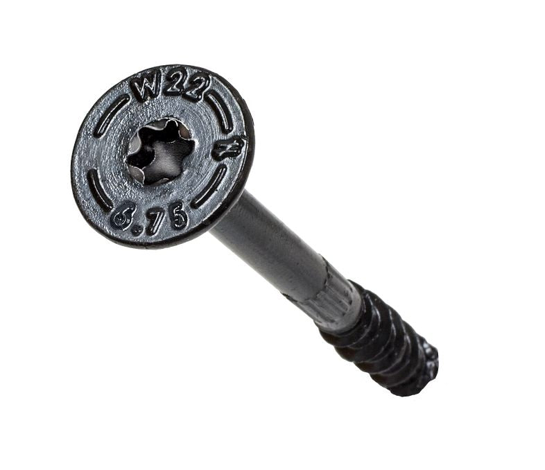 0.220X6-3/4" SIMPSON STRONG-DRIVE SDW EWP-PLY SCREW BLACK E-COAT 1 PCS