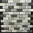 Glass Mosaic 1" x 2" Aspen Grey Backsplash Tile