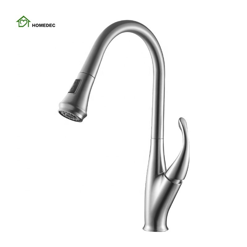 New Design Kitchen Faucet Hot And Cold Water Tap Brass Pull Down Mixer Faucet Kitchen