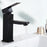 Lina Faucets Hot Cold Single Handle Black Water Bathroom Faucet - Stylish and Functional Basin Sink Faucet