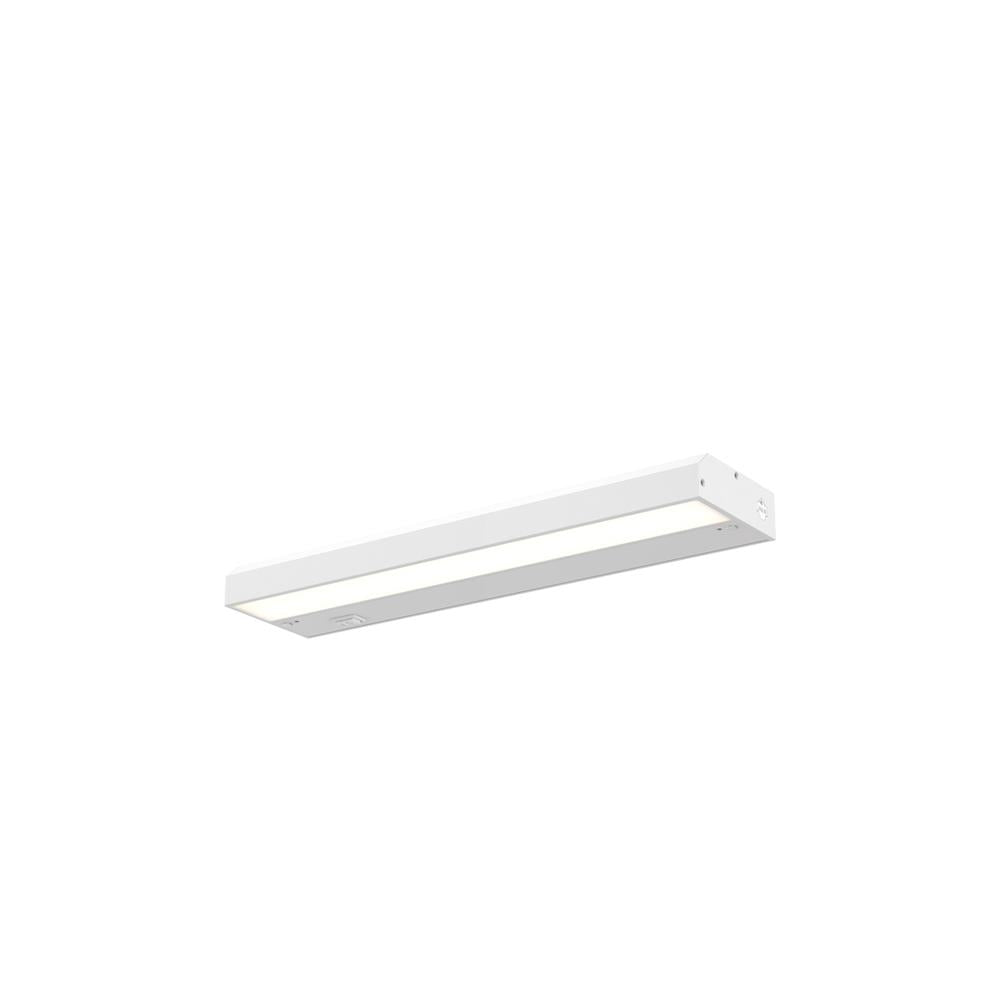 Dals Lighting HLF18-3K-WH 18" Hardwired Non-Swivel Linear, 8W, 450 Lumens, CRI90