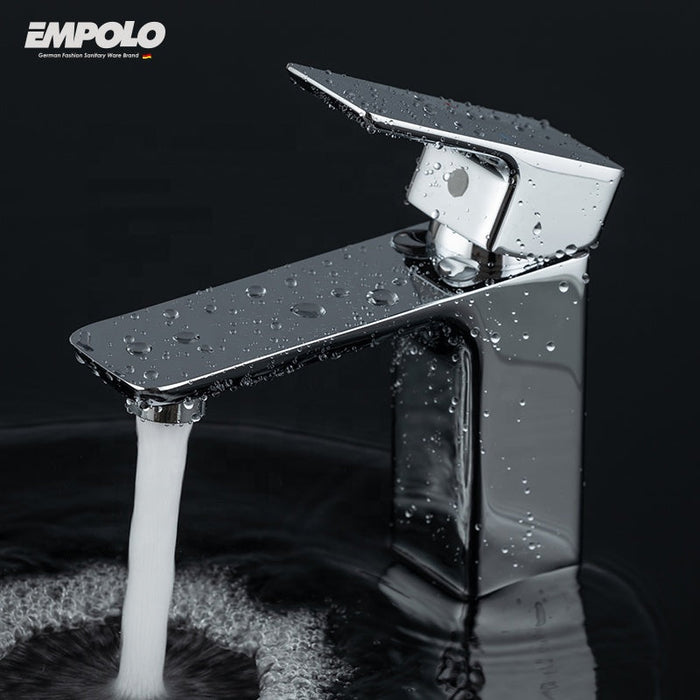Bathroom Faucet - Contemporary Single Handle Basin Faucet