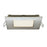 Dals Lighting I-ELSQ4SN 4" Ultraslim Recessed Square LED Panel