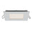 Dals Lighting I-ELSQ4WH 4" Ultraslim Recessed Square LED Panel