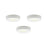 Dals Lighting K3LEDRDP18-WH Kit of 3x 1,4W LED 2 in 1 plastic puck lights with plug-in driver - White