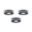 Dals Lighting K4001-BK Kit of 3 LED Superpuck Recess, 1.6W, 3000k, 168 Lumens - BK