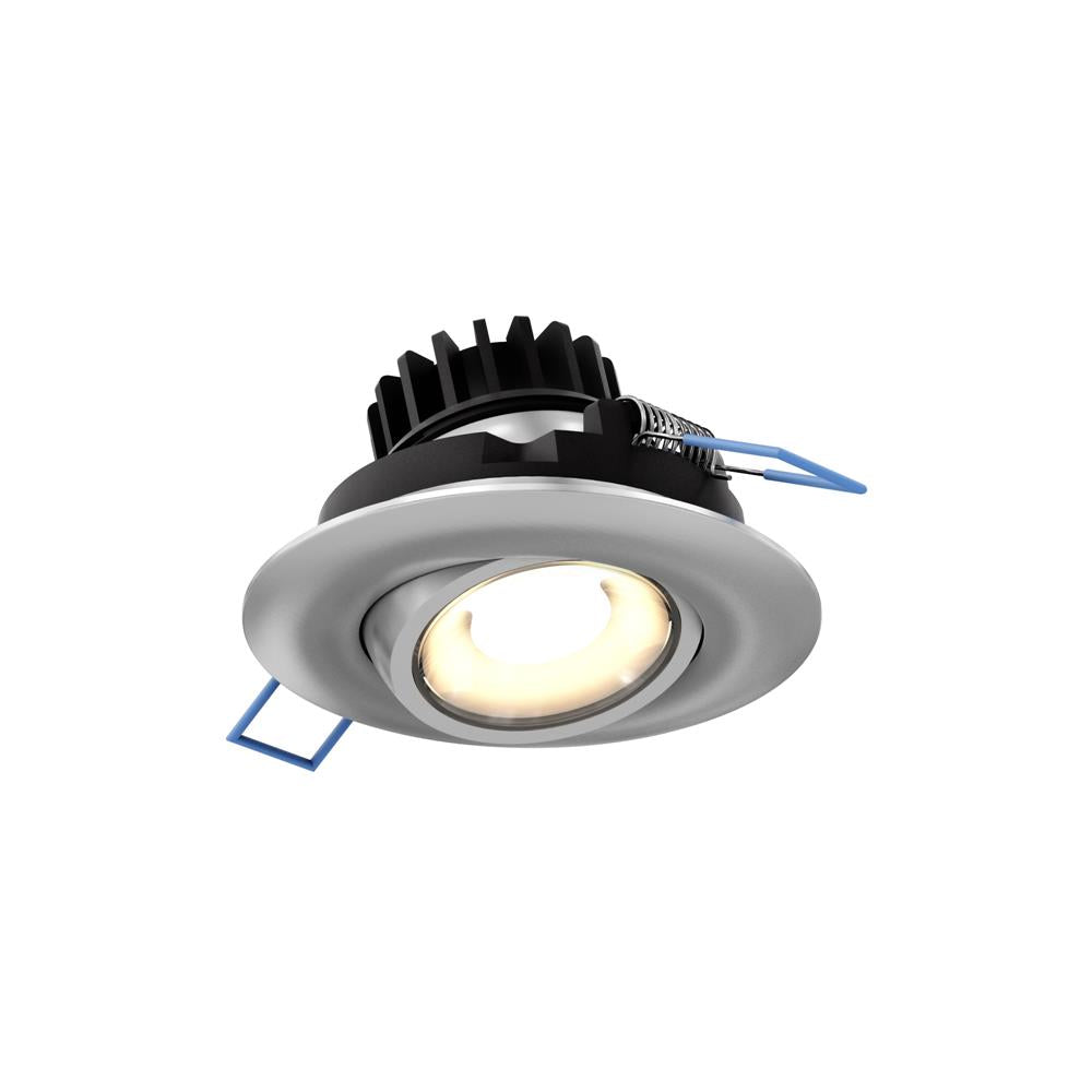 Dals Lighting LEDDOWNG3-SN 3" LED Round Gimbal Recessed Light, 8W, 3000k, 500 Lumens 90 CRI - Sn
