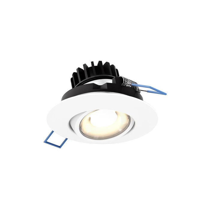 Dals Lighting LEDDOWNG3-WH 3" LED Round Gimbal Recessed Light, 8W, 3000k, 500 Lumens 90 CRI - Wh
