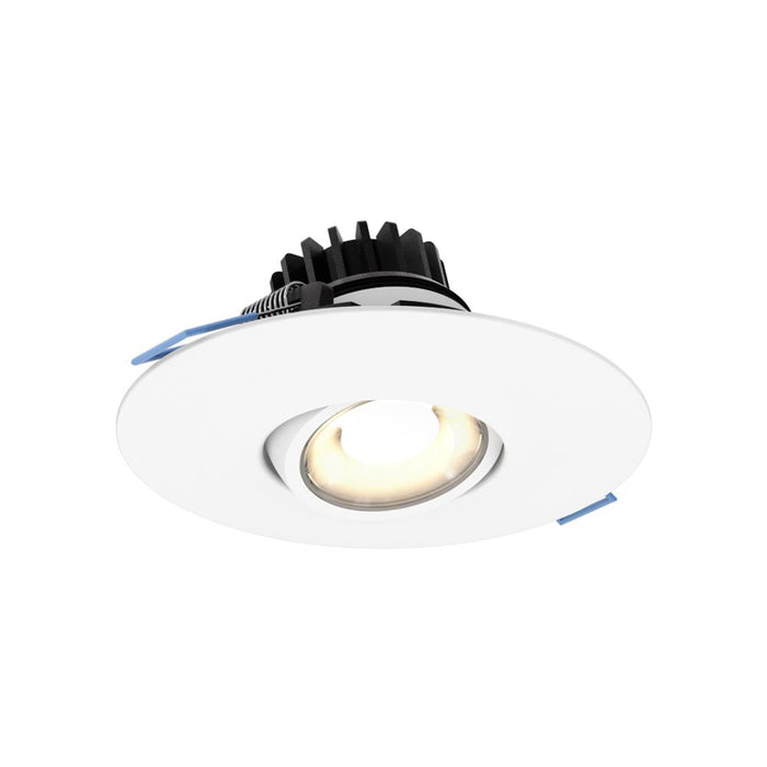Dals Lighting LEDDOWNG4-WH 4" LED Round Gimbal Recessed Light, 8W, 3000k, 500 Lumens 90 CRI - Wh