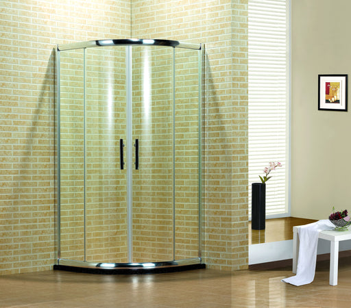 Q90-36''*36'' SHOWER GLASS SET (ROUND)