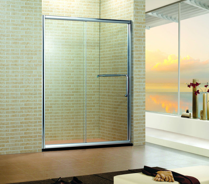 Q122-4' SHOWER GLASS 6MM CLEAR