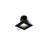 Dals Lighting RGR2SQ-3K-BK 2" Square Smooth Baffle, 8W, 3000K, 580 Lumens - Black