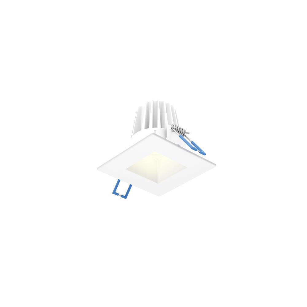 Dals Lighting RGR2SQ-3K-WH 2" Square Smooth Baffle, 8W, 3000K, 580 Lumens - Whiteite