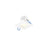 Dals Lighting RGR2SQ-3K-WH 2" Square Smooth Baffle, 8W, 3000K, 580 Lumens - Whiteite