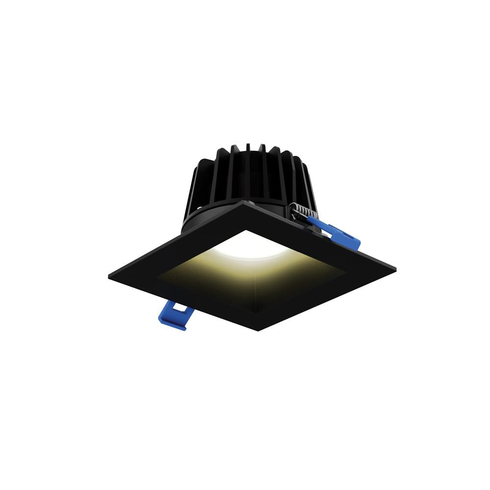 Dals Lighting RGR4SQ-3K-BK 4" Square Smooth Baffle, 15W, 3000K, 1100 Lumens - Black