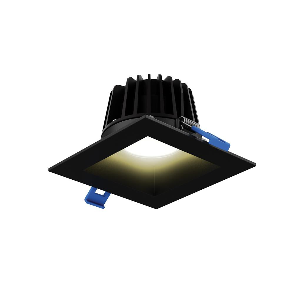 Dals Lighting RGR6SQ-3K-BKRGR 6" Square Smooth Baffle Downlight in Black