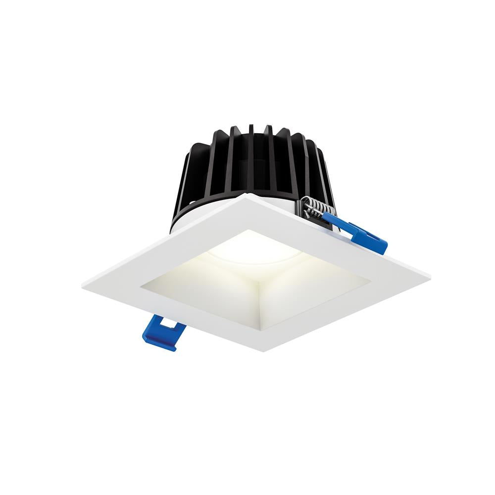 Dals Lighting RGR6SQ-3K-WHRGR 6" Square Smooth Baffle Downlight in White