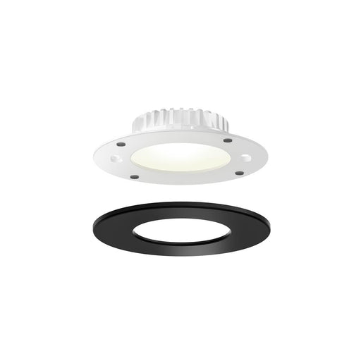 Dals Lighting RTF4-3K-BK 4" panel light retrofit for octagonal junction box and 4" can