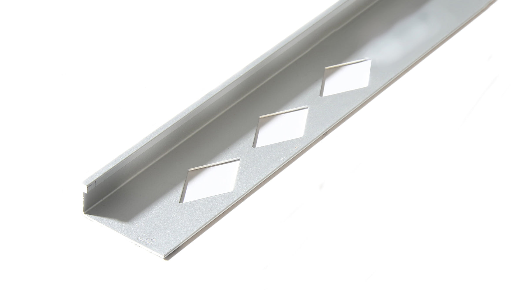 1/4''*8' METAL L-CHANNEL SATIN SILVER