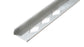 1/4''*8' METAL L-CHANNEL SATIN SILVER