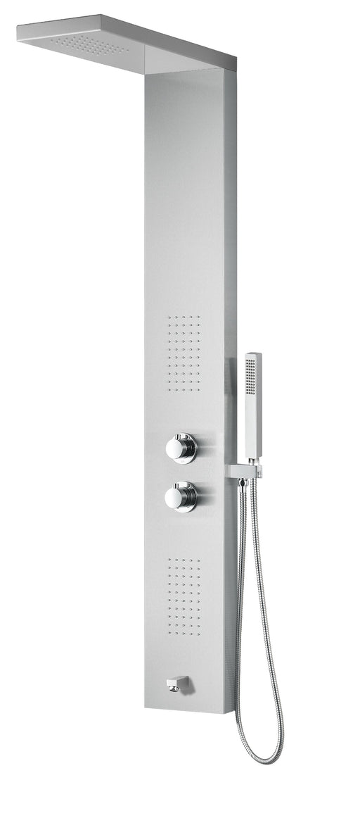 ST8858K SHOWER PANEL SATIN NICKEL