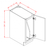 Torrance White - Full Height Tray Divider Bases