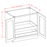 York Chocolate - Full Height Double Door Double Rollout Shelf Bases