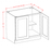 White Shaker - Double Full Height Door Bases