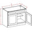Grey Shaker - Sink Bases Kitchen Cabinet