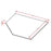 White Shaker - Sink Bases-Diagonal Sink Floor SW-SBF4242