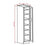 Grey Shaker - Utility Cabinets-2 Doors