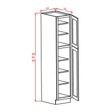 White Shaker - Utility Cabinets-2 Doors