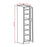 White Shaker - Utility Cabinets-2 Doors