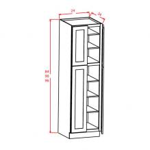 White Shaker - Utility Cabinets-4 Doors