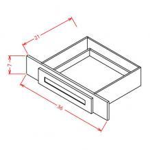 Shaker Dove - Vanity Knee Drawer