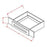 York Chocolate - Vanity Knee Drawer
