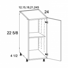 One Door Desk Base