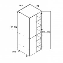 Tall with Full Height Four Door Utility, PGW-TB2472FH, PGW-TB3072FH