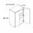 40 1/4" H Two Doors Wall Cabinets