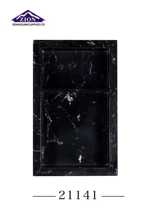 BLACK MARQUINA SHOWER NICHE