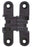 RICHELIEU 2-3/8" X 1/2" FULL MORTISE CONCEALED HINGE- Black,2 HINGES