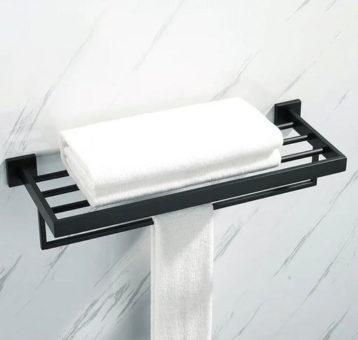 MULTI ROD TOWEL HOLDER BLACK