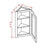 Torrance White - Angle Walls TW-AW1230 TW-AW1236 TW-AW1242