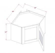 Casselberry Saddle - Diagonal Corner Stacker Wall Cabinets