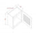 Torrance White - Single Door Stacker Wall Cabinets