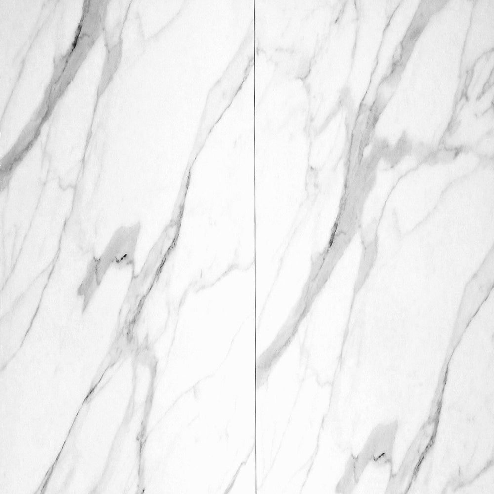 24x24 Gray White Alpine Smooth Matt Floor & Wall Porcelain Tile $2.85 /sq.ft